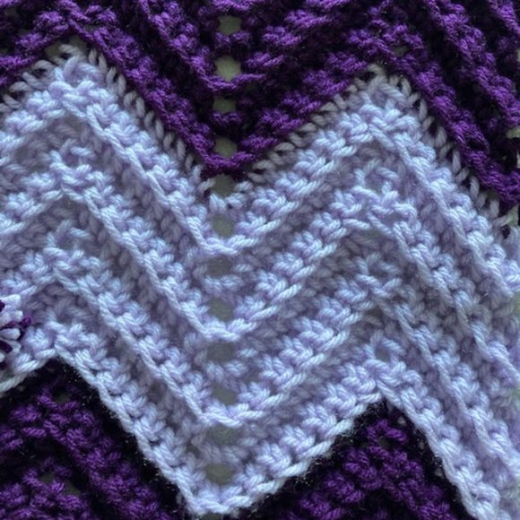 Baby Layette Set Plum & Lilac Hand Crochet NEW - Picture 6 of 9